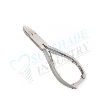  Professional Nail Cutter 12 cm – Half Moon Shape, Double Spring, Box Joint with Back Lock 